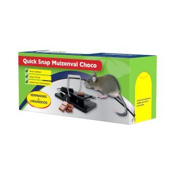 Luxan Quick Snap Muizenval Choco 1 st